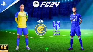 EA SPORTS FC 24 - AL NASSR VS AL HILAL | PS5 4K Full Gameplay | R7M10