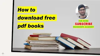 How to Download PDF Books for Free | Free Books PDF Download | Engineers Academy