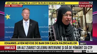 Iohannis: Avem nevoie de bani din cauza razboaielor