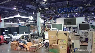 Omron Tradeshow Booth Installation at #CES2019