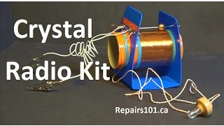 Crystal Radio Kit - your cellphone receiver's grandad