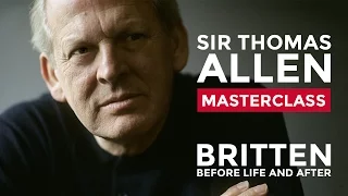 RCM Vocal Masterclass with Sir Thomas Allen: Britten 'Before Life and After'