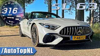 2023 Mercedes-AMG SL63 | 0-316 ACCELERATION TOP SPEED & SOUND by AutoTopNL