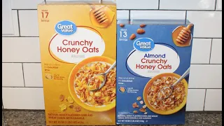 Great Value (Walmart) Cereal: Crunchy Honey Oats & Almond Crunchy Honey Oats Review