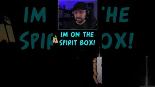 IM ON THE SPIRIT BOX 😱 | Phasmophobia #shorts