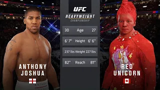 Anthony Joshua vs. Red Unicorn - EA Sports UFC 4 - Boxing Stars 🥊