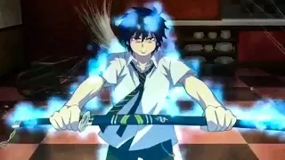 Rin save everyone by his Devil Blue flames ||  Spider Mask vs Rin  || Ao No Exorcist [ AMV]