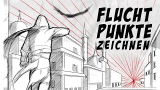 Perspektive zeichnen | Fluchtpunkt Tutorial | Drawinglikeasir