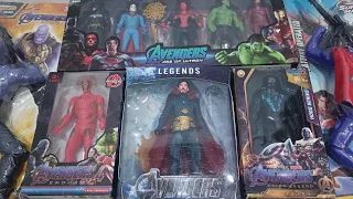 asmr unboxing superhero avengers black panther dr strange iron man flash hulk toys