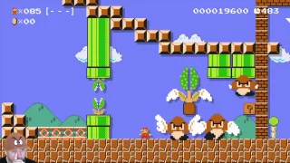 Super Mario Maker: 100 жизней Марио, сложно!