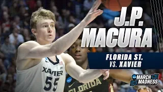 Xavier's J.P. Macura scores a game-high 17 points against Florida State