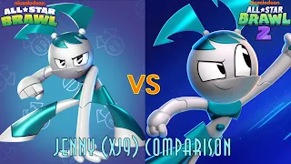 Nickelodeon All Star Brawl VS. Nickelodeon All Star Brawl 2: Jenny Wakeman Comparison