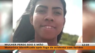 JL - Mulher é levada em capô de carro por motorista em fuga