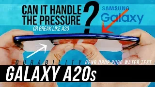 Samsung A20s Durability Review- Did Sammy take A20 BEND FAIL Seriously?  WATER|SCRATCH|DROP|PUBG