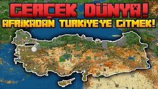 Minecraftta Gerçek Dünya Haritası / Bir Yolculuk Hikayesi: Türkiye vs İsrail Savaşına Yakalanmak