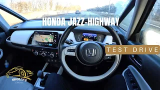 2023 Honda Jazz POV Test Drive on Motorway / Highway UK [With Lane Assist]