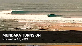 Big swell LIGHTS UP MUNDAKA, Spain on November 18, 2021