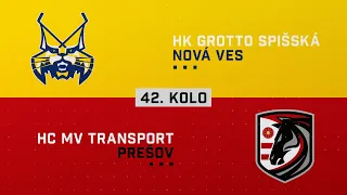 42.kolo HK GROTTO Spišská Nová Ves - HC MV Transport Prešov HIGHLIGHTS