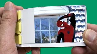 DIY Flip Book-Spider-Man's Embarrassing Appearance-FlipBook World