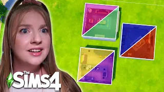 The Sims 4 But Every Room is Two RANDOM Colors