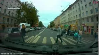 Подборка Аварий И ДТП Сентябрь 9 2013 New Best Car Crash Compilation September 18+