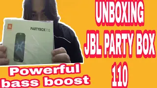 JBL PARTY BOX 110 UNBOXING