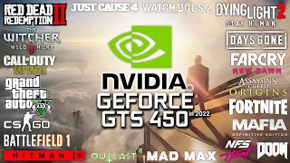 GeForce GTS 450 in 2022 - Test in 25 Games