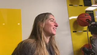 Iowa women's basketball's Kate Martin talks emotions heading into final game at Carver-Hawkeye Arena