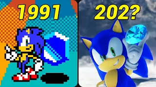 Evolution of Sonic getting the chaos emerald (1991-2023)