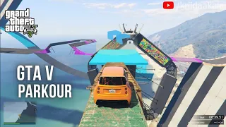 gta5 online game play parkour with modified sports car | GTA V