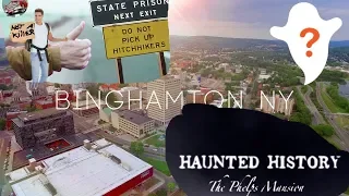 Haunted Phelps Mansion in Binghamton New York Experience|Than I Hitchhike Back 2 Pennsylvania(2018)