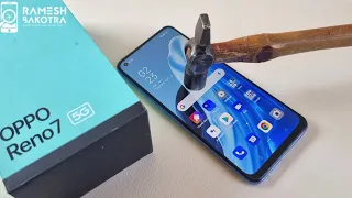 Oppo Reno 7 5G Screen Scratch Test | Gorilla Glass 5 | AMOLED Display