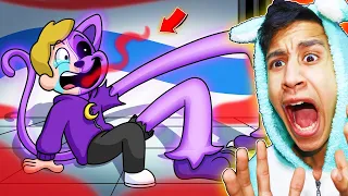 القصة الحقيقية للكات ناب المرعب !! ردة فعل 😱💉 - Poppy Playtime