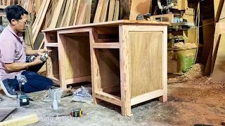 Ingenious Techniques DIY Woodworking Workers || A Father Made A Very Unique Desk For His Child