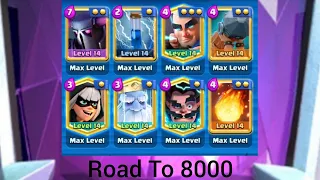 Road To 8000 Trophies With Pekka Bridge Spam! (1/2)🔥🚀