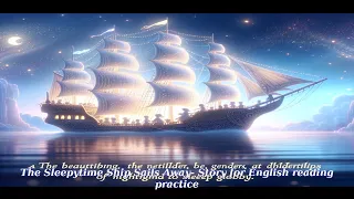 The Sleepytime Ship Sails Away- Story for English reading practice