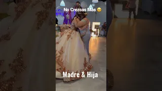 No Crezcas Más, Madre E Hija 🥹 @tercercielotv #nocrezcasmas #quinceañera