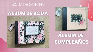 Álbum de boda y Álbum de cumpleaños/Scrapbooking