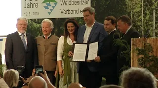 INTERFORST 2018 | Ministerpräsident Söder unterzeichnet den Waldpakt