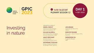 GPIC 2023: Session 1.2 Investing in nature