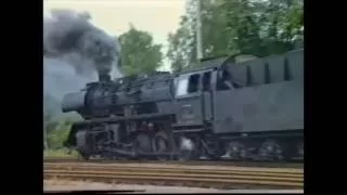 DDR 1987 Lok  50 3646 2 Unterwegs von Karl Marx Stadt nach Aue mit einem Güterzug
