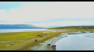 Beauty of nature filmed on quadrocopter