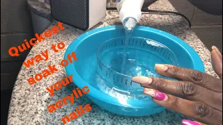 HOW TO SOAK OFF YOUR ACRYLIC NAILS | IAMSELFISHTRINA