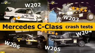 Mercedes-Benz C Class (W202 W203 W204 W205 W206) crash test Euro NCAP