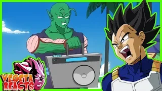Vegeta Reacts To Piccolo Vs Kami RAP BATTLE! (DBZ Parody)