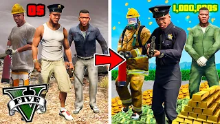 VIDA de POBRE VS VIDA de MILLONARIO en GTA 5! (PELICULA)