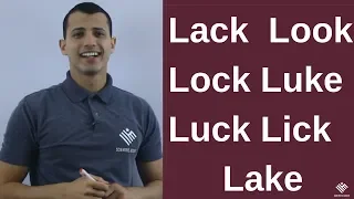 How to pronounce Lack, Lake, Lock, Luck, Luke, Look and Lick