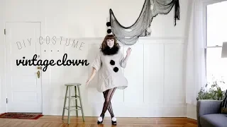 DIY Vintage Clown Costume