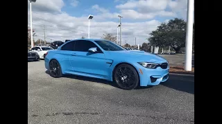 2018 M4 Competition Package LOUD M Performance Titanium Exhaust Start Up, Revs, and POV Drive!