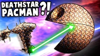 Star Wars DEATH STAR Pac-Man vs Rebel Fleet (Forts Star Wars Mode)